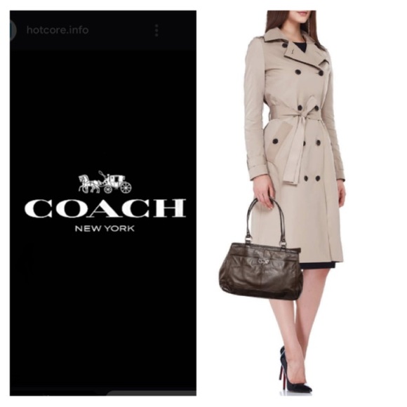 Coach Park Park leather carryall expandable tote (F19728) - Picture 1 of 13